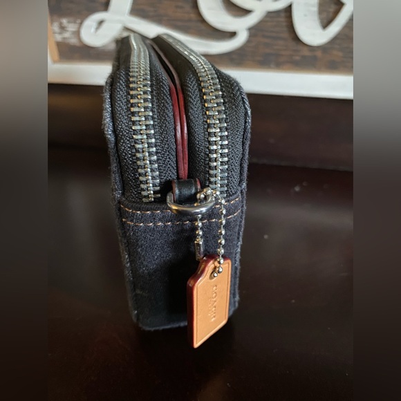 Coach Kira Convertible Denim Crossbody Wristlet HTF - Picture 16 of 16